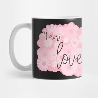 I am loved pink Mug